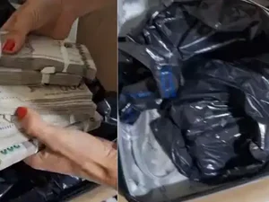 PF apreende R$ 287 mil em dinheiro vivo dentro de sacos de lixo na casa de servidor do INSS