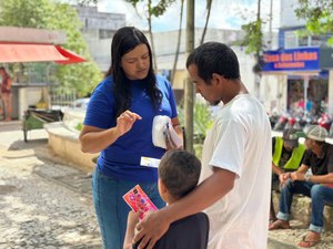 Prefeitura realiza ação de combate ao trabalho infantil no Centro de Arapiraca