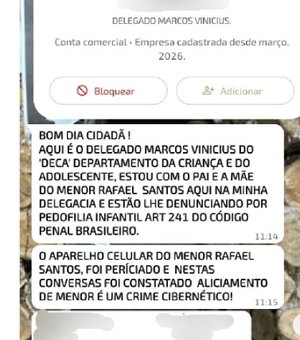 Criminosos se passam por delegados e ameaçam vítimas para aplicar golpes em Alagoas