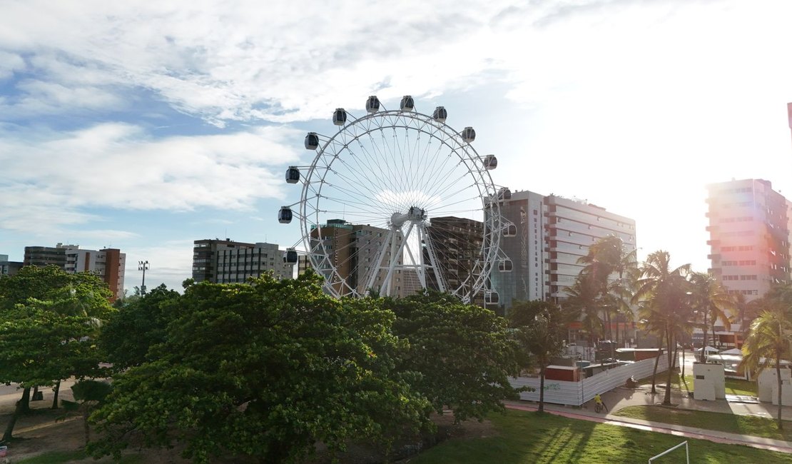 Roda Maceió entra na fase final de construção e promete novo cartão-postal turístico na capital