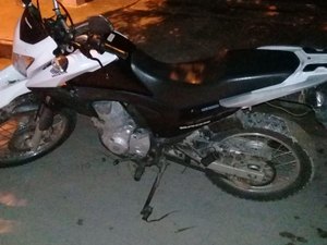 Moto roubada com placa de Porto Calvo é encontrada em Arapiraca