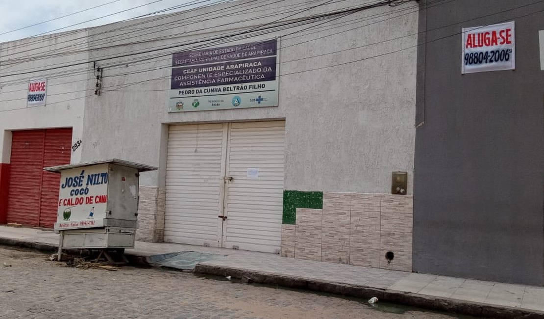 CEAF suspende atendimento e deixa idosos e pacientes graves sem medicação em Arapiraca