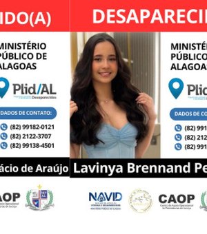 Plid pede ajuda para localizar dois adolescentes desaparecidos em Alagoas
