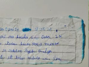 Aluna é identificada após bilhetes com ameaças em escola de Coruripe
