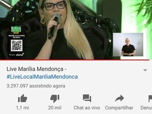 Pedido de 'salve' para presídio repercute em live de Marília Mendonça 