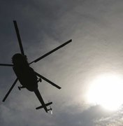 Helicóptero da PM cai no Rio de Janeiro