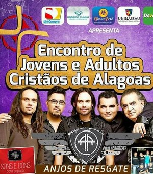 [Vídeo] Banda Anjos de Resgate se apresenta em Arapiraca, neste sábado (28)