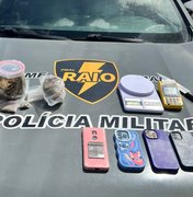 Denúncia de violência doméstica leva à prisão por tráfico de drogas em Maceió