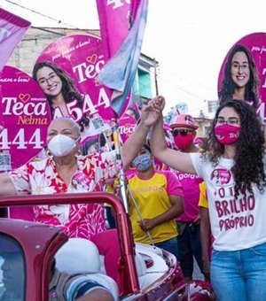 Teca Nelma é a vereadora mais jovem eleita para a Câmara de Maceió