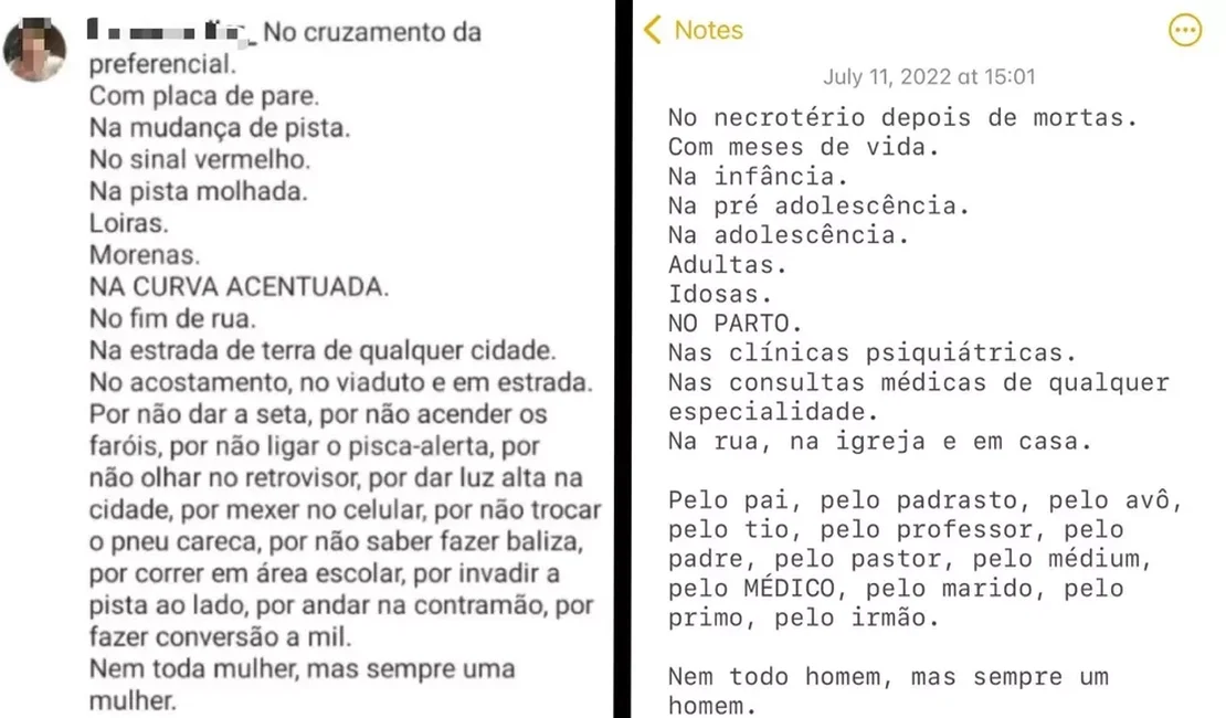 Estudante de medicina debocha de texto sobre estupro e gera revolta