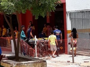 Idosa se fere gravemente após cair em uma obra em Palmeira dos Índios