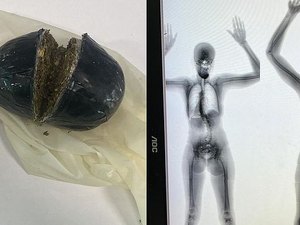 Mulher é flagrada tentando entrar com drogas em presídio