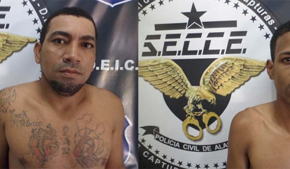 PC prende suspeitos de homicídio e roubo em Maceió