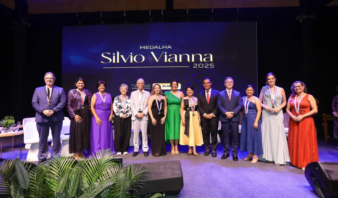 Governo de Alagoas celebra ganhadores da Medalha Silvio Vianna 2025