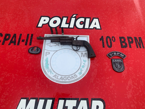 Polícia Militar apreende arma de fogo em Povoado em Palmeira dos Índios