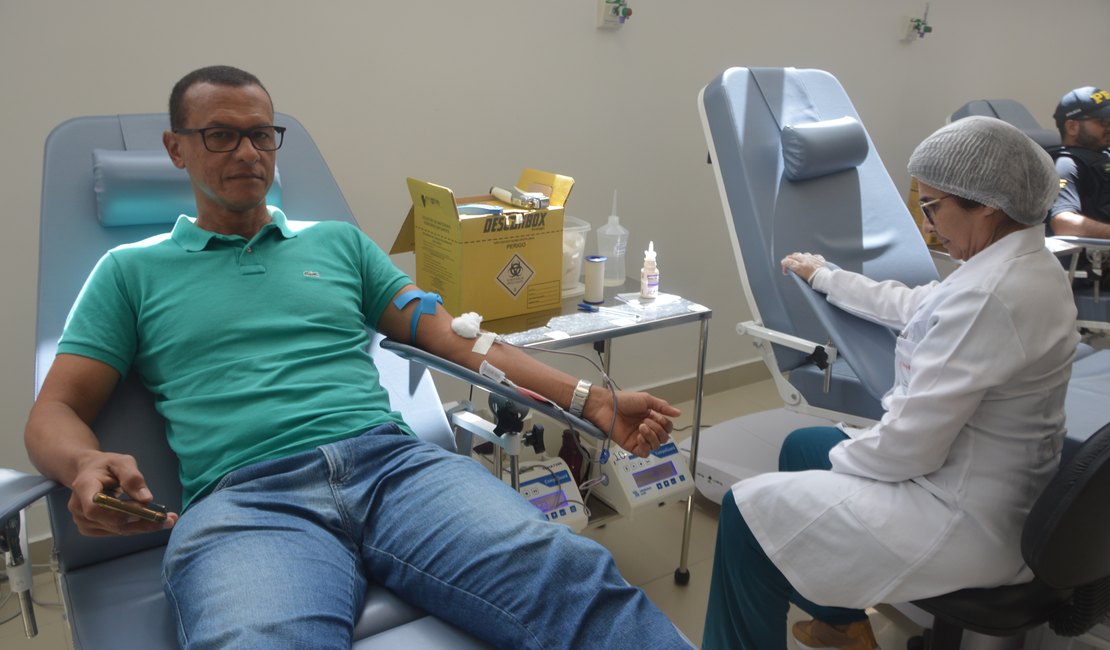 Hemoal realiza ações de coletas externas de sangue em Maceió e Arapiraca