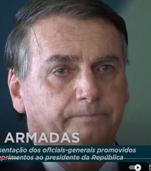 Bolsonaro chora e não discursa durante evento das Forças Armadas
