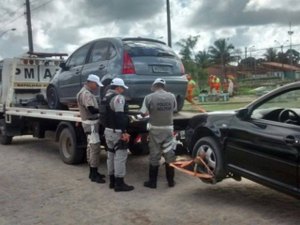 Operação do Batalhão de Trânsito apreende cinco veículos em Maceió
