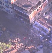 Duas pessoas morrem em desabamento de prédios no Rio de Janeiro
