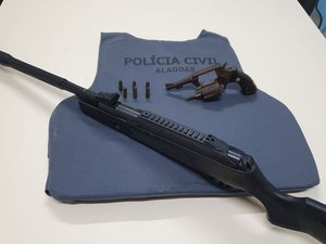 Operação resulta na prisão de homem e na apreensão de armas em Maravilha