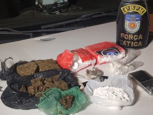 Jovem de 18 anos é preso por tráfico de drogas na Chã da Jaqueira