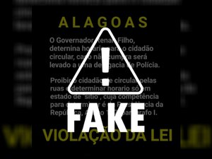 É falso que quem descumprir decreto estadual será levado a uma delegacia
