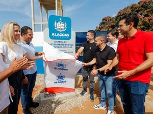 Governo inaugura sistema de abastecimento de água em Estrela de Alagoas