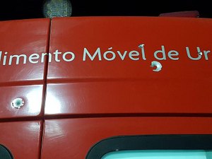 Ambulância do Samu é recebida a tiros ao atender chamado em Maribondo 
