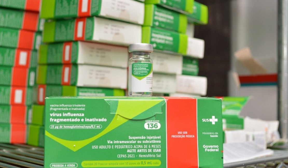 Campanha contra Influenza começa amanhã; Sesau distribui mais de 365 mil doses