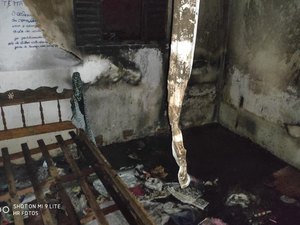 Incêndio atinge residência e destrói móveis em São José da Laje