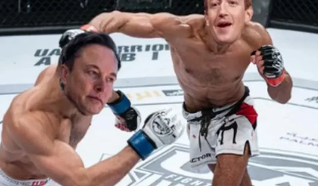 Musk chama Zuckerberg para “luta” e sugere octógono do UFC como ringue