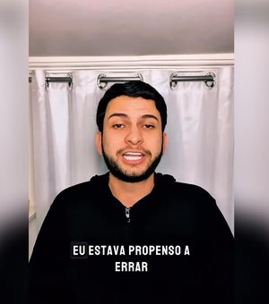 [Vídeo] Influenciador que atirou em frente a um bar na Jatiúca se pronuncia sobre o caso