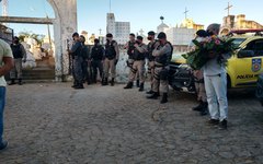 Policiais Militares prestam homenagem a sargento vítima de covid-19