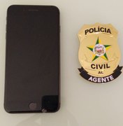 Polícia Civil recupera em Arapiraca celular roubado em Aracaju