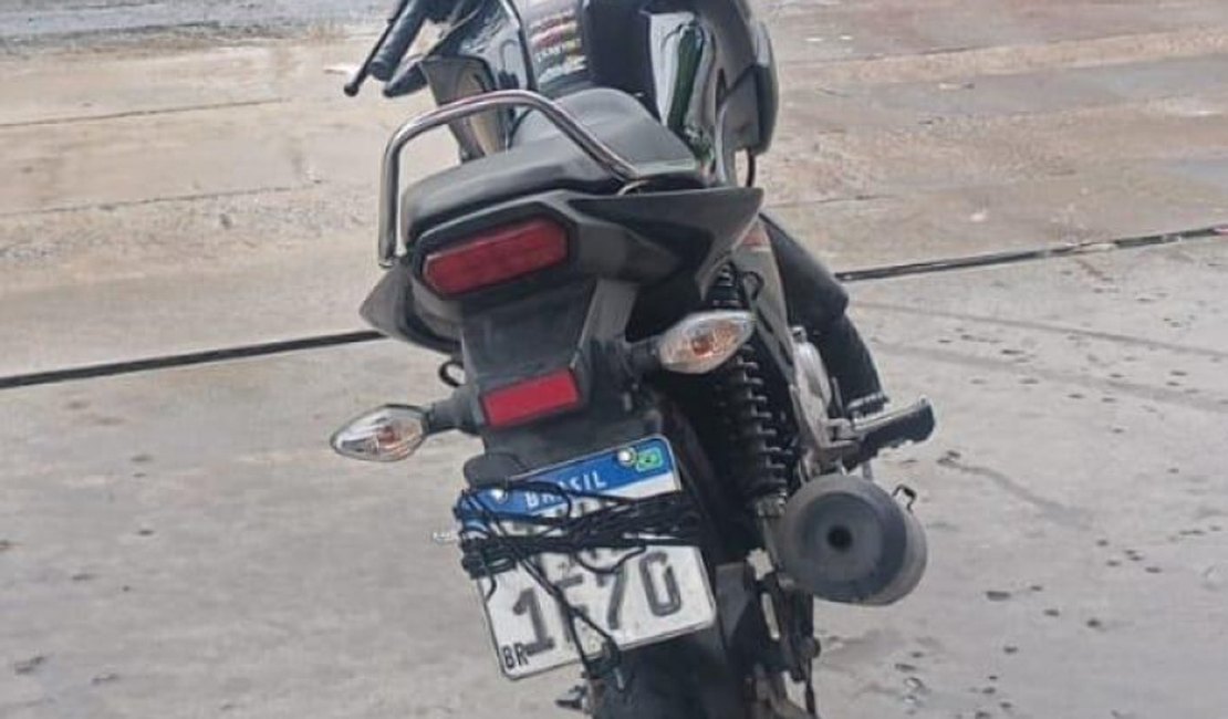 Condutor inabilitado é preso após tentativa de ocultar placa na Av. Fernandes Lima