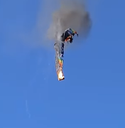Maçarico causou incêndio em balão que caiu em Praia Grande (SC), diz piloto