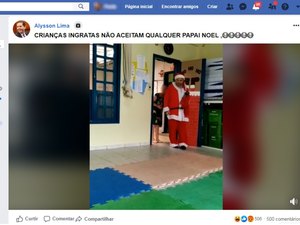 Deputado ironiza Papai Noel com deficiência e é criticado na internet