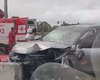 Mulher fica ferida em colisão entre carros na AL-101 Sul, em Marechal Deodoro
