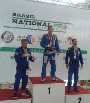 Competidor de Alagoas é campeão em evento nacional de jiu-jitsu