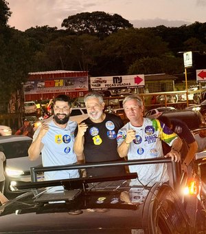 Cabo Bebeto, Fábio Costa e Arthur Lira mostram força nas ruas do Clima Bom