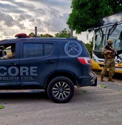 Quatro suspeitos de homicídio são presos em operação deflagrada em Marechal Deodoro