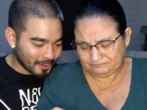 Após perder o pai para a Covid, Yudi quer transformar a mãe em influenciadora