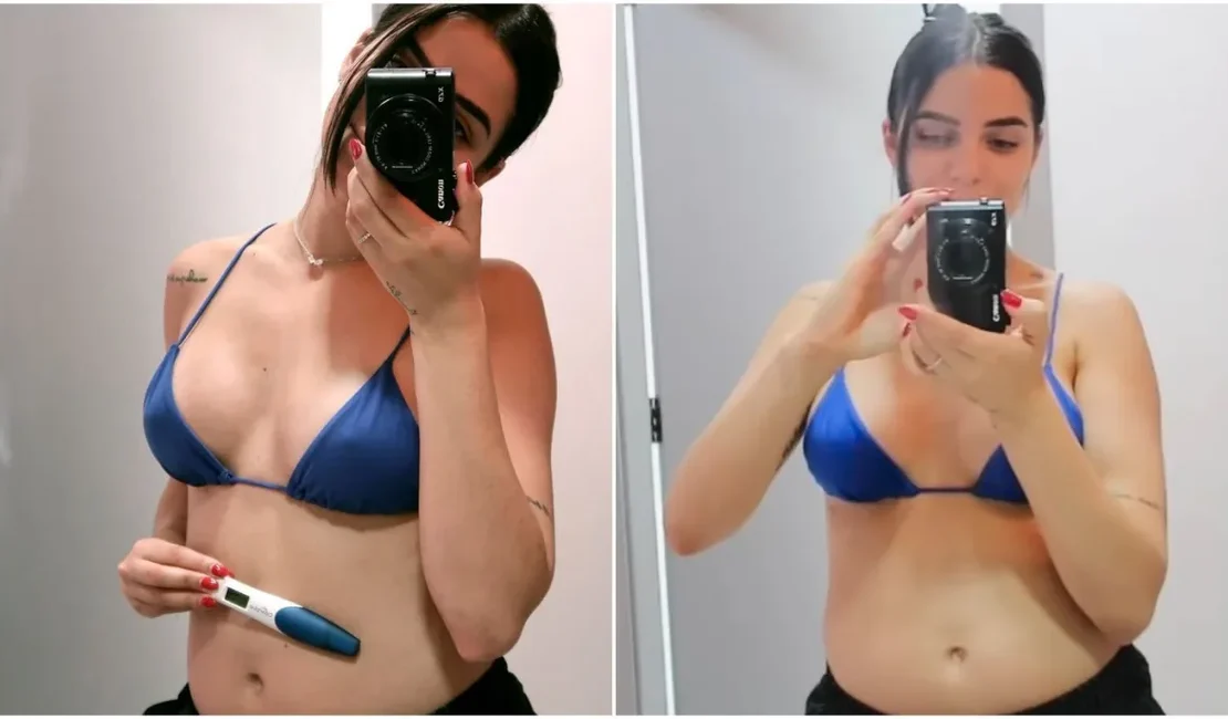 Grávida, Key Alves exibe barriga e mostra reação da família