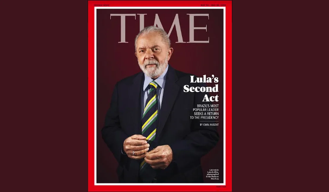 Zelensky é tão responsável quanto Putin, diz Lula, capa da ‘Time’