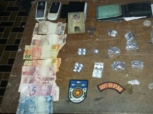 Dupla é presa por tráfico em Quebrangulo