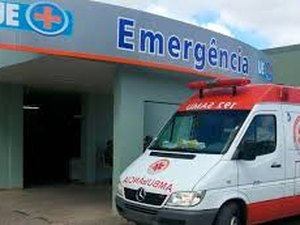 Jovem é hospitalizado após ser atingido por tiro de raspão na cabeça