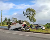 Motorista perde o controle da direção e capota veículo na AL-110 em Arapiraca