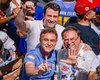 Ao lado de Renan e Yale, Daniel Barbosa é recebido por milhares de pessoas em Arapiraca
