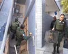 Raposa fica presa em lixeira de prédio na Serraria e é resgatada pelo BPA