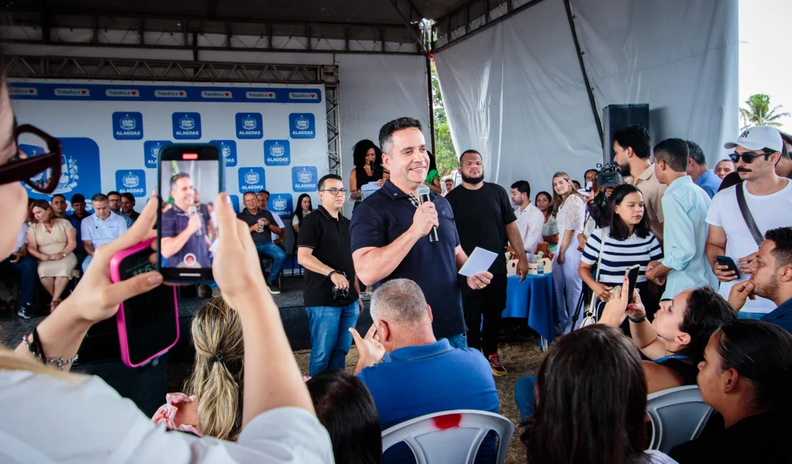 Governador e prefeita de Porto Calvo inauguram pista de acesso ao Caxangá